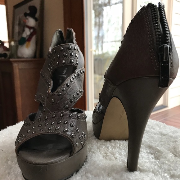 Vince Camuto studded heels. - Picture 2 of 4